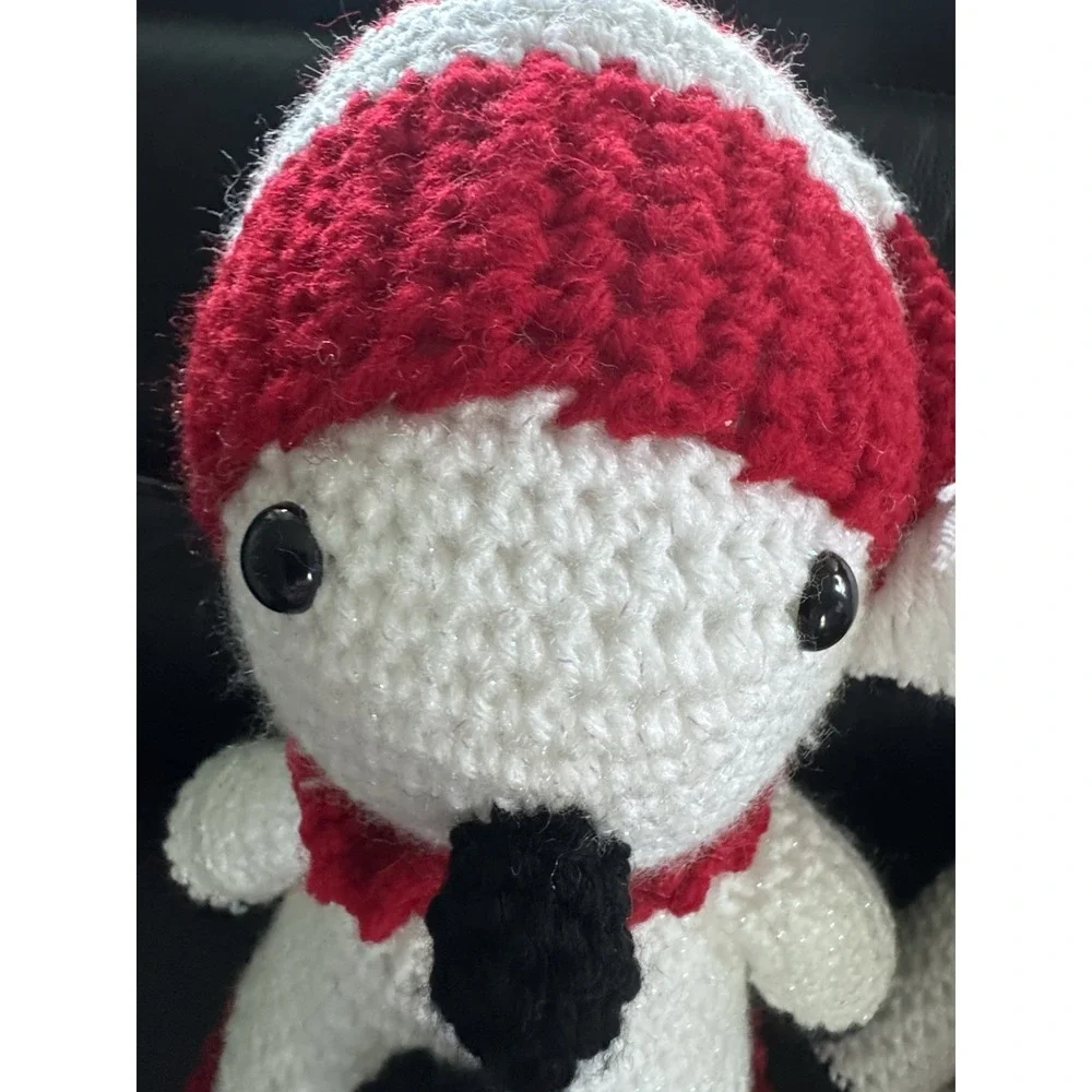 Crochet Snowman Pair Amigurumi Handmade Christmas Decor Winter Holiday Gift 21